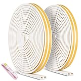 20m Fensterdichtung Selbstklebend, 4 Pack Türdichtung Selbstklebend für Tren und Fenste,...