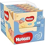 Huggies Pure, sensitive Baby-Feuchttücher, 99% Wasser, 10 x 56 Tücher, Monatsbox