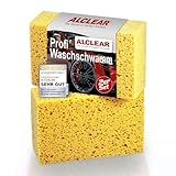 ALCLEAR 6080WS 2er Set Auto Waschschwamm, Jumbo Autoschwamm für Autopflege, Lack, Felgen,...