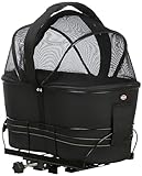 TRIXIE Fahrradkorb für Hunde bis 6 kg 29 × 42 × 48 cm - Hundefahrradkorb für den...