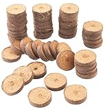 Meister Kokos-Quelltabletten Ø 3,5 cm - Praktisches Set mit 100 Stück - Mit pflegendem...