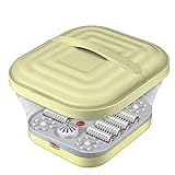 Heizroller-Massagefuß mit konstanter Temperatur, One-Touch-Start-Fußbadewanne,...
