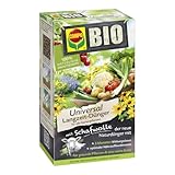COMPO BIO Universal Langzeit-Dünger mit Schafwolle für alle Gartenpflanzen,...