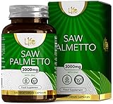 L1fe Nutrition Sägepalmenextrakt & Zink | 3000mg Saw Palmetto & 15mg Zink pro Portion |...