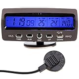 WINGONEER 12V Auto-Spannungsüberwachungs-Thermometer,...