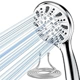 Magichome Duschkopf mit Schlauch 59', Hochdruck Handbrause mit 5 Strahlarten, Hochwertige...