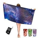 Buntes Gym Mikrofaser Handtuch – bunt, leicht und saugstark, inkl. Packsack -...