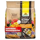 Neudorff NeudoHum BlumenErde – Torffreie Bio Erde, für Innen und Außen, fördert...