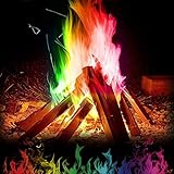 goodjinHH 12Pcs Magic Fire Pulver - Beutel für Buntes Feuer 10 Gramm - Buntes Feuerpulver...