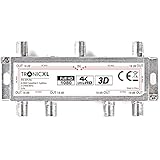 TronicXL Digitaler 6-Fach DVBT DVBT2 DVBC Antennen Kabel Fernsehen TV Verteiler...
