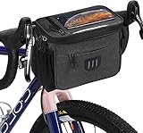 flintronic 6L Fahrradkorb vorne Tasche, Wasserdichter Fahrradkorb Tasche mit ouchscreen...