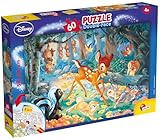 Lisciani– DISNEY – Bambie – 2-in-1-Puzzle – doppelseitiges doppelseitiges Puzzle...
