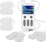 Auxoliev Tens Schmerztherapie wiederaufladbare Dual-Kanal 25 Modus 50 Stärke 10...