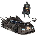 DC Comics Batman Offroad Batmobile mit Fanghaken-Katapult und Gitter-Zelle im Heck, inkl....
