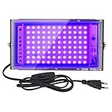 Eleganted 100W LED UV Schwarzlicht Violettes LED Strahler Flutlicht Partylicht...
