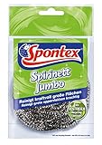 Spontex Spirinett Jumbo Edelstahl-Spirale, ideal für hartnäckigen Schmutz auf großen...