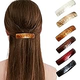 VEGCOO 6 Stücke Haarspange, Automatisch Groß Klassische Haarspangen für feines Haar und...