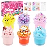 Schleim Kit Kinder - Eiscreme Slime Set Zum Selbermachen, Slimy Butter Cloud Fluffy...
