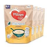 Milupa Miluvit Milchbrei Grieß – Babybrei ohne Palmöl – Frei von Konservierungs- und...