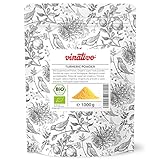 vinativo Kurkuma Pulver BIO – 1kg – bio Rohkost-Qualität – über 5%...