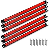 DEUBA® 6x Magnetleiste 45cm 23kg Tragkraft Magnetisch Werkzeugleiste Werkzeughalter...