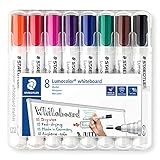 STAEDTLER Whiteboard-Marker Lumocolor, trocken und rückstandsfrei abwischbar von...