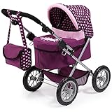 Bayer Design - 13037AA Puppenwagen Trendy, höhenverstellbar, zusammenklappbar, mit...