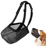 Maulkorb für Hunde，Anti-Giftköder Maulkorb für Hunde Weiche Verstellbare Mesh...