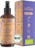 LAVENDELSPRAY für Kopfkissen BIO - 200ml [BIO-ZERTIFIZIERT] 100% NATURREIN Aus...