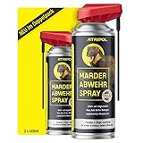 Atripol® 2 x 400ml Marderspray | Für Auto, Dachboden & Haus I Anti-Marder-Spray zur...