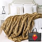 Webpelzdecke, kuschelige Kunstfell Wohndecke, flauschig weiche Kuscheldecke, dekorativer...