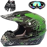 ZJRA Jugend Motorradhelme,Kinderfahrradreithelm,Junge Und Mädchen, Roller Ski...