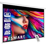 ESMART Economy EXM Motor-Leinwand 277 cm Bild 240 x 135 cm (108') | Format 16:9 |...