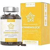 NEU! Sonnenglück - Johanniskraut Kapseln Hochdosiert - 12.000 mg pro Tag - 12:1...