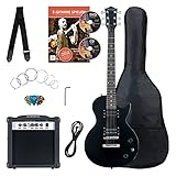 Rocktile Banger's Pack Komplettset E-Gitarre Single Cut Schwarz (Verstärker, Tasche,...