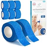Health Press® Fingerpflaster Selbsthaftend – 8x Pflaster Rolle (2,5cm x 4,5m) –...