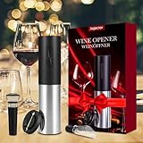 Elektrischer Korkenzieher Wein mit Folienschneider, 5-in-1 USB Wiederaufladbarer...