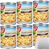 Gut&Günstig Champignons 1. Wahl ganze Köpfe 6er Pack (6x400g Dose) + usy Block
