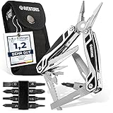 AVENTURIS® Multitool-Werkzeug 21 Funktionen [Edelstahl] Deutscher Standard! Ein...