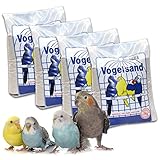 25 kg Vogelsand Naturweiss mit Kalk u. Anis (5 x 5 kg) hygienisch + keimfrei in Bester...
