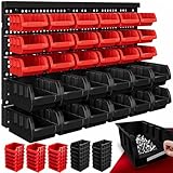 DEUBA® Stapelboxen 32 tlg. Erweiterbar Etikettenfach Stabil Stoßfest Starke...