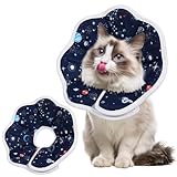 JunD Weicher Katzenhalskragen Verstellbarer Erholungs-Halskragen für Katzen & Kleine...