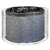 bellissa ‎‎– Gabionen-Wasserfass Bausatz mit 750 L Füllvolumen rund...
