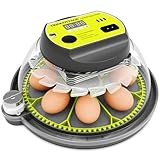 TRIOCOTTAGE Brutautomat Inkubator für 8 Eier Mit Automatischem Wenden der...