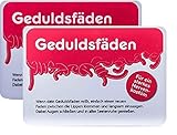 Geduldsfäden, Fruchtgummischnüre mit Erdbeergeschmack aus der Schiebeschachtel, 2er Pack...