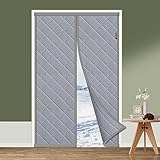 MAGZO Thermo Türvorhang Kälteschutz 90 x 200 cm, Magnetischer...