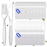 RYAN Plastikbesteck 200PCS Plastikgabeln 100 Stück und Plastik Messer 100...