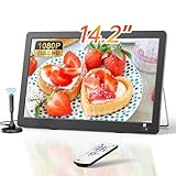 DESOBRY 14.2 Zoll Tragbare Fernseher, 1080P wiederaufladbare mini TV mit Antenne...