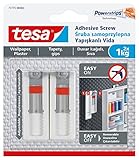 tesa 77775-00002-00 ablösbare verstellbare Klebeschraube zum Aufhängen von Bildern an...