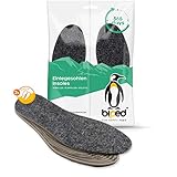 biped 2 Paar Filzsohlen mit Natur Latex - zum Zuschneiden - besonders weiche und...